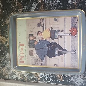 Collectors series Saturday evening post illustrations tin plate